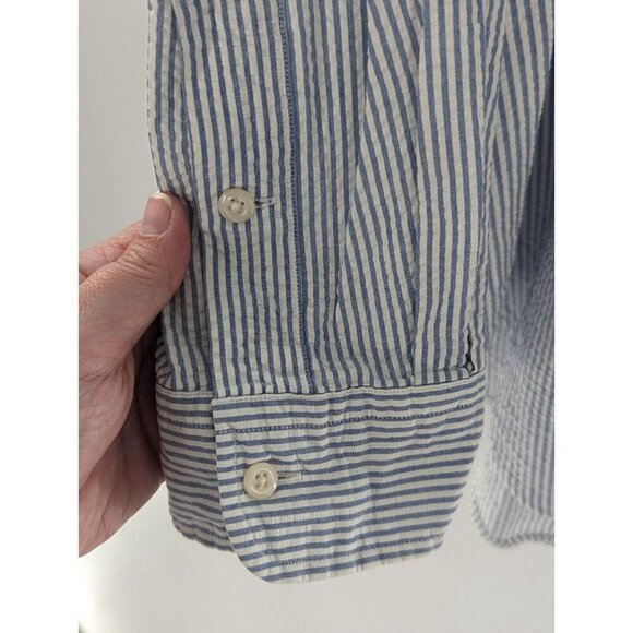 Ralph Lauren Blaire 100% Cotton Men's Long Sleeve XL Striped Button Down Shirt - Picture 3 of 12